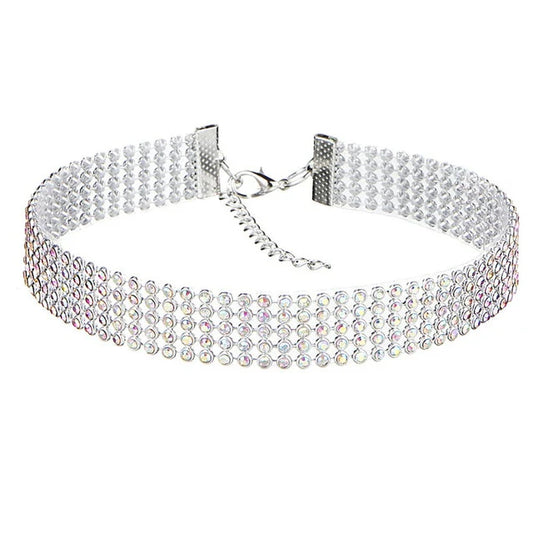 CAMILA-GARGANTILLA DE CRISTAL CON PEDRERÍA