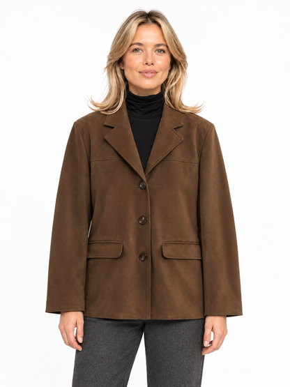 SARA-CHAQUETA DE ANTE