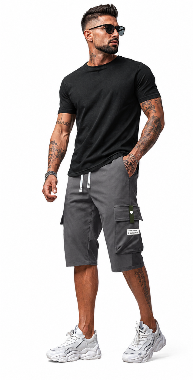 HECTOR-PANTALONES CORTOS CARGO