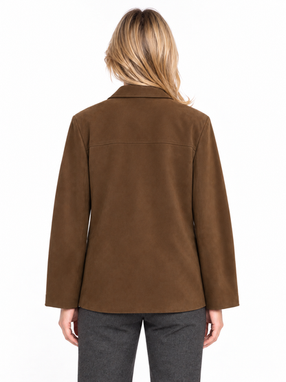 SARA-CHAQUETA DE ANTE