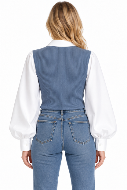 SHEILA-BLUSA DE DOS PIEZAS