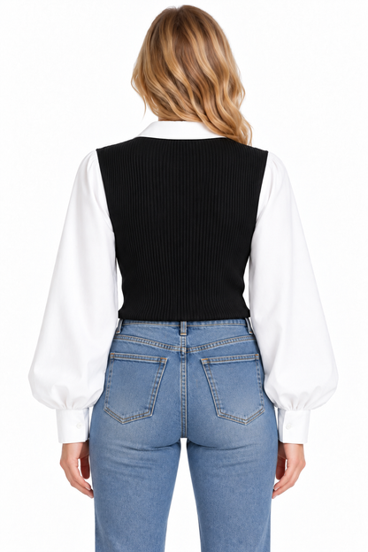 SHEILA-BLUSA DE DOS PIEZAS