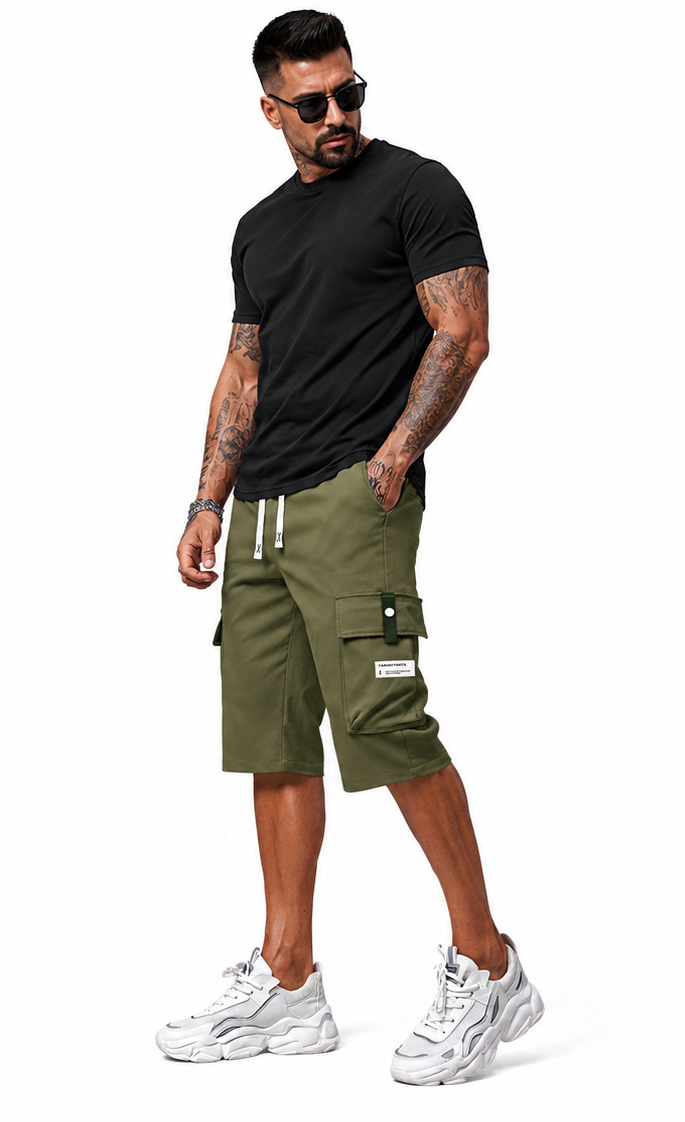 HECTOR-PANTALONES CORTOS CARGO