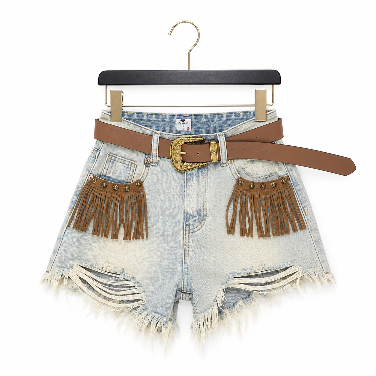 SIENNA-PANTALONES CORTOS VAQUEROS