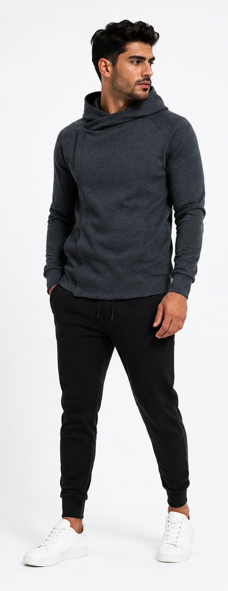 HUGO-SUDADERA CON CREMALLERA CROSSOVER