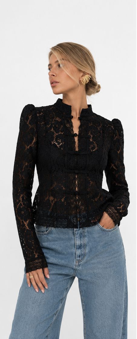 ALICIA-BLUSA DE ENCAJE